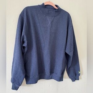 Daily Drills Navy Fleece Crewneck Sweatshirt